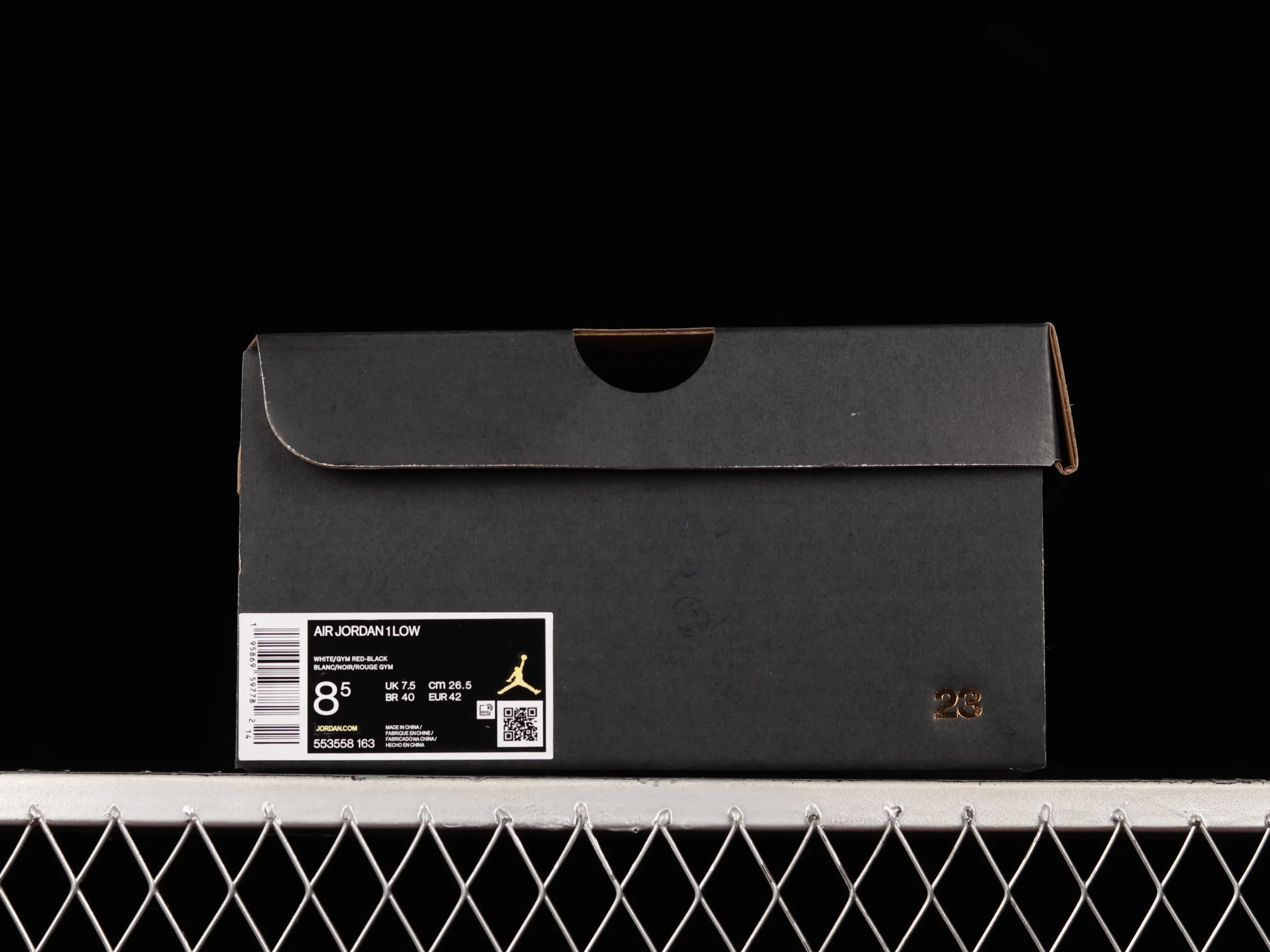 All categories Air Jordan Jordan series basketball shoes Air Jordan 1 Low G version pure original Air Jordan 1 Low AJ1 Joe 1 red white black sports culture basketball shoes 553558-163